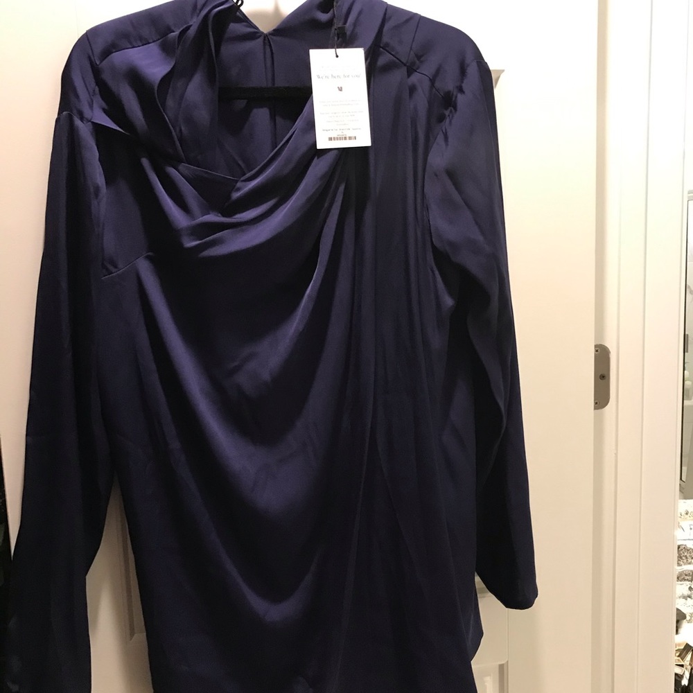 Mm LaFleur Marguerite Stretch Silk Top